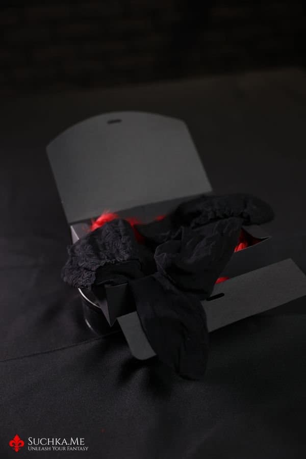 Stocking with Black Lace image 2