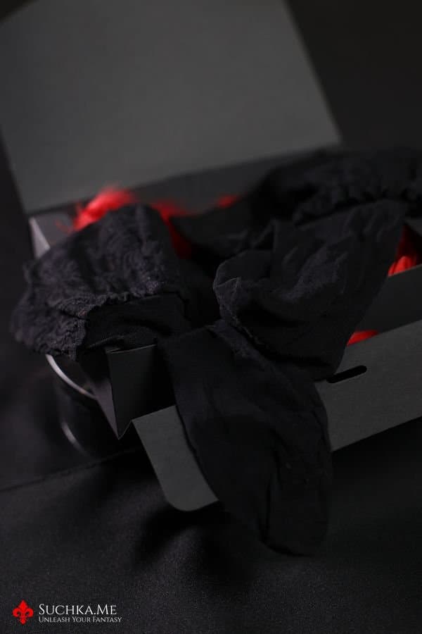 Stocking with Black Lace image 4