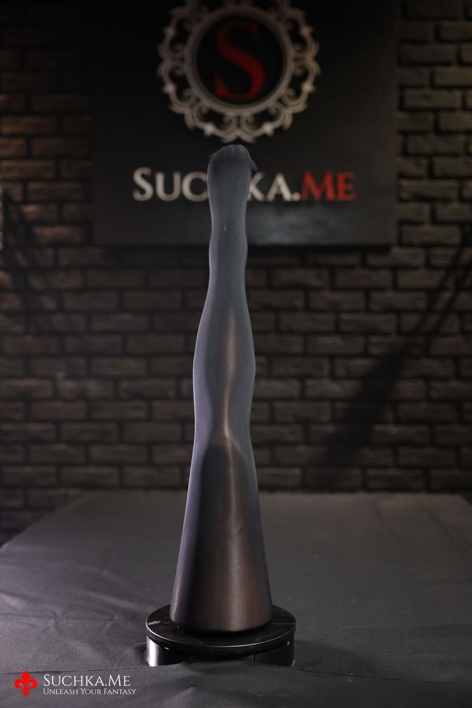 Sheer Stockings with Red Garter Band